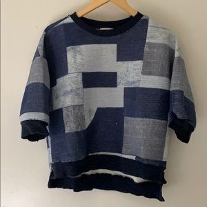 Zara Trafaluc Block Oversized Top